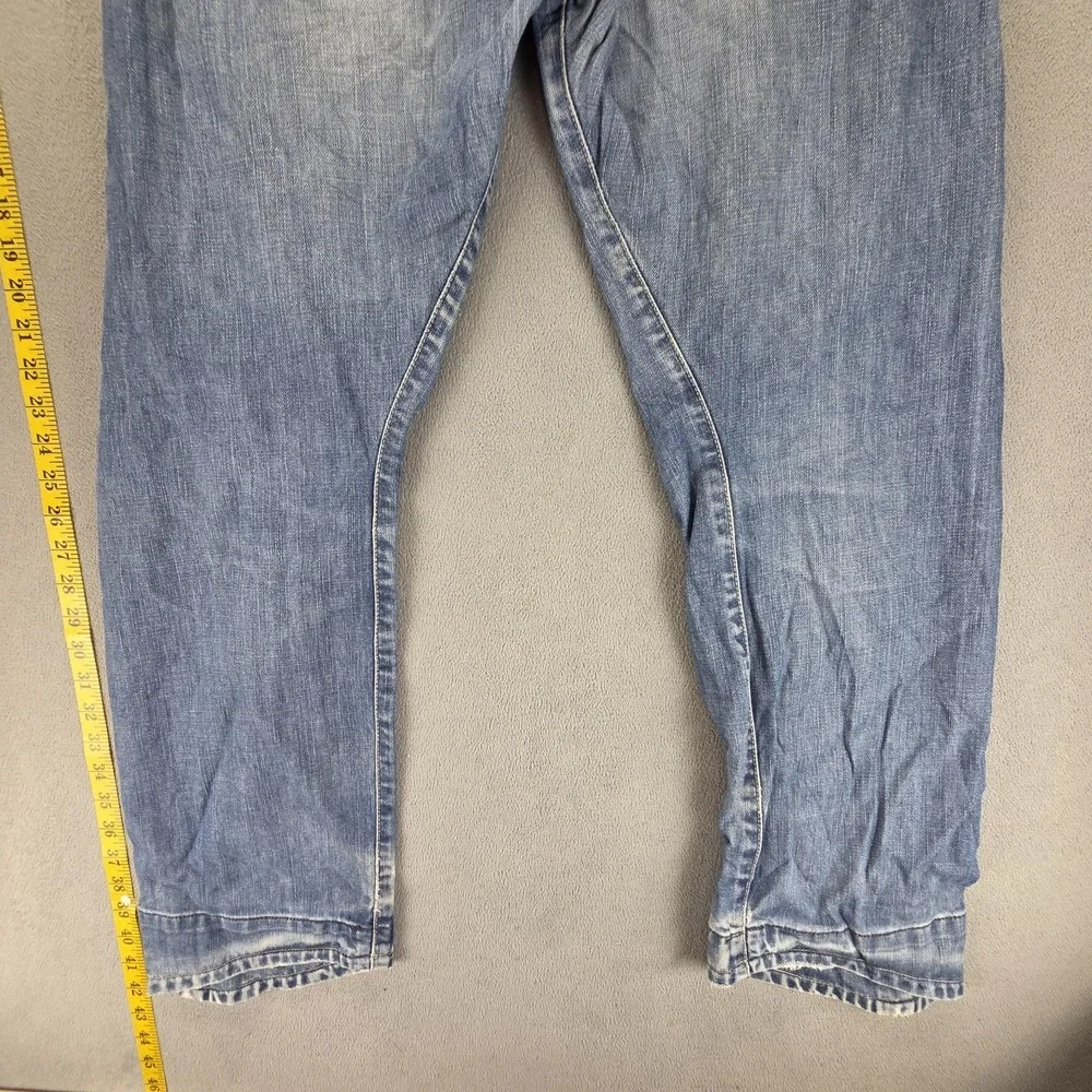 Vintage Levis Engineered Jeans Mens 30x30 Blue Twisted Button Fly Light Wash